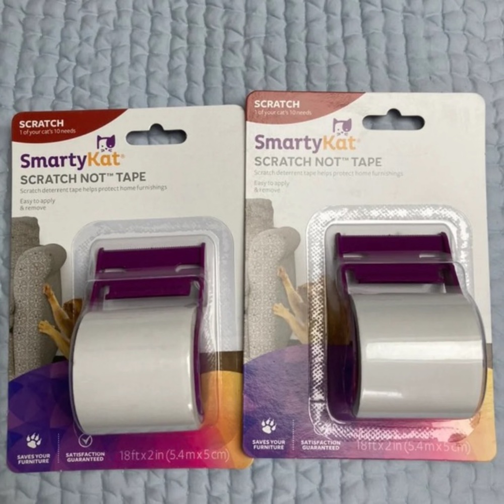 SmartyKat Scratch Not Tape, Anti-Scratch Cat Training Tape & Scratch Deterrent